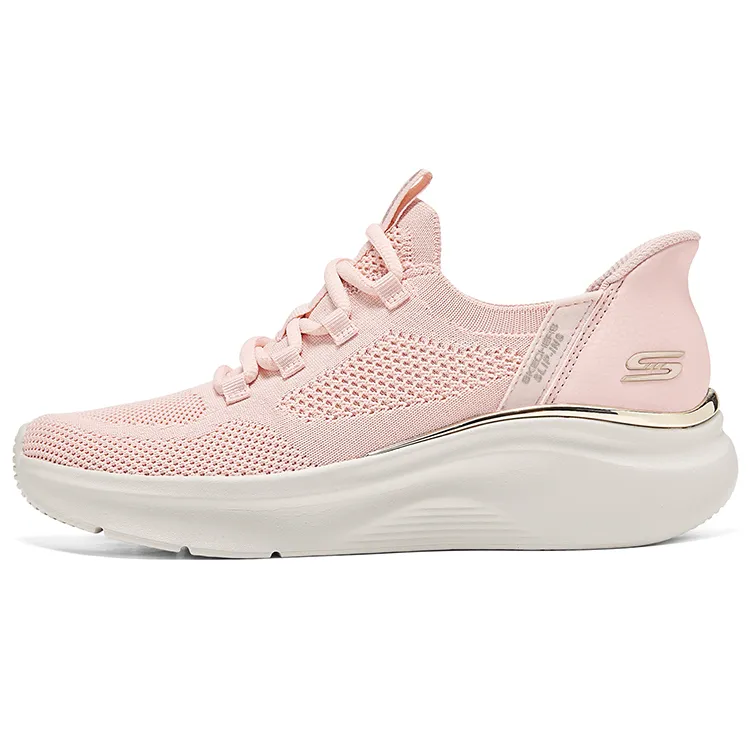 Skechers Bob's Breathable, Abrasion Resistant, Lightweight Low top Training Shoes Women's Light Pink