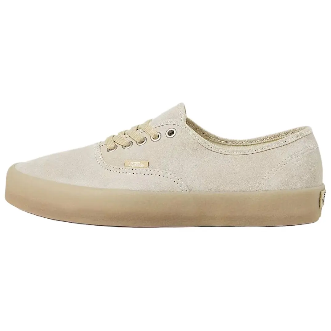 Vans Authentic Suede Comfortable And Lightweight Low top Skateboard Shoes Unisex Light Umber