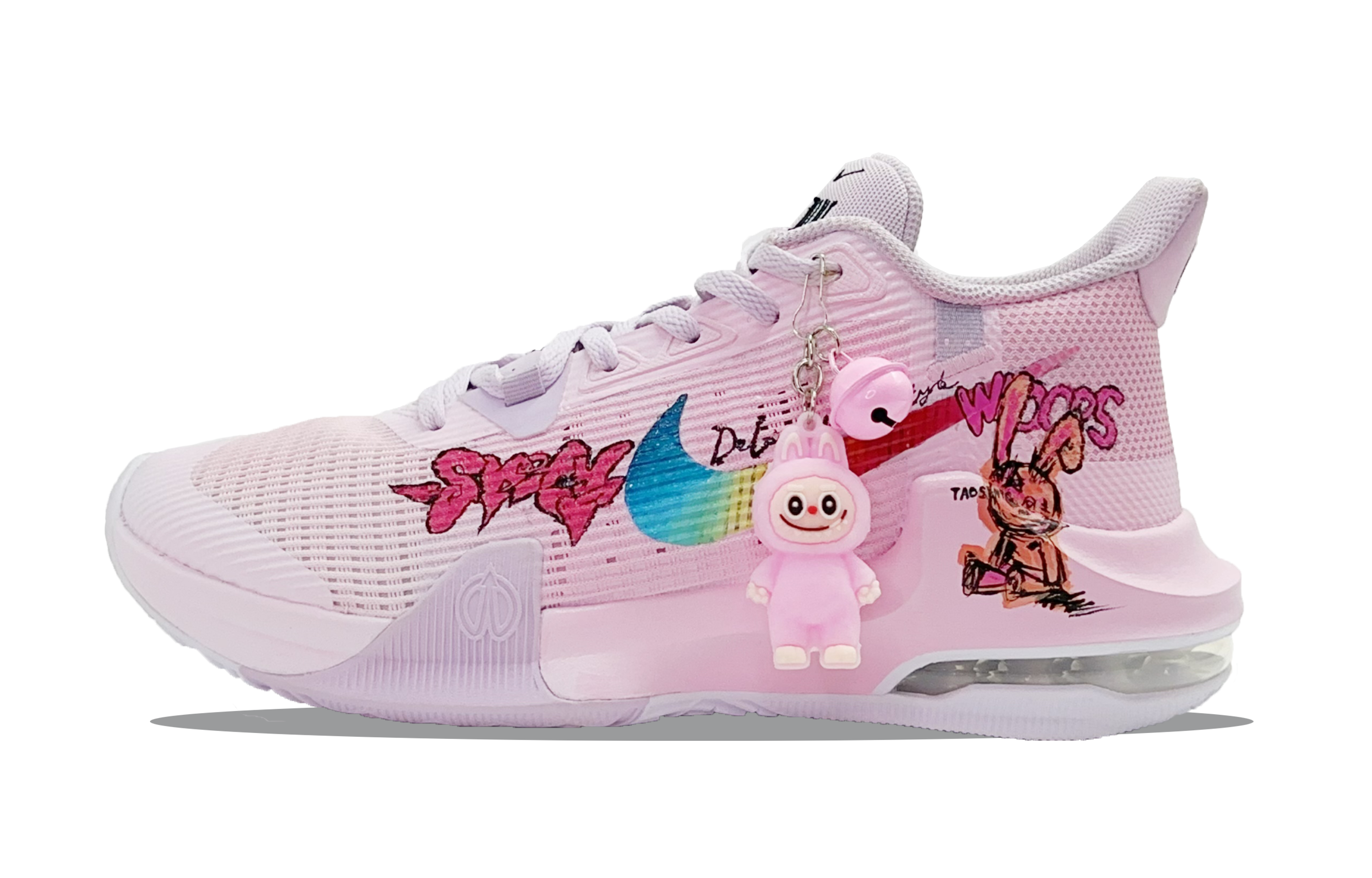 Nike Air Max Impact 3 Slip Resistant Abrasion Resistant Low top Basketball Shoes Unisex Lotus Color