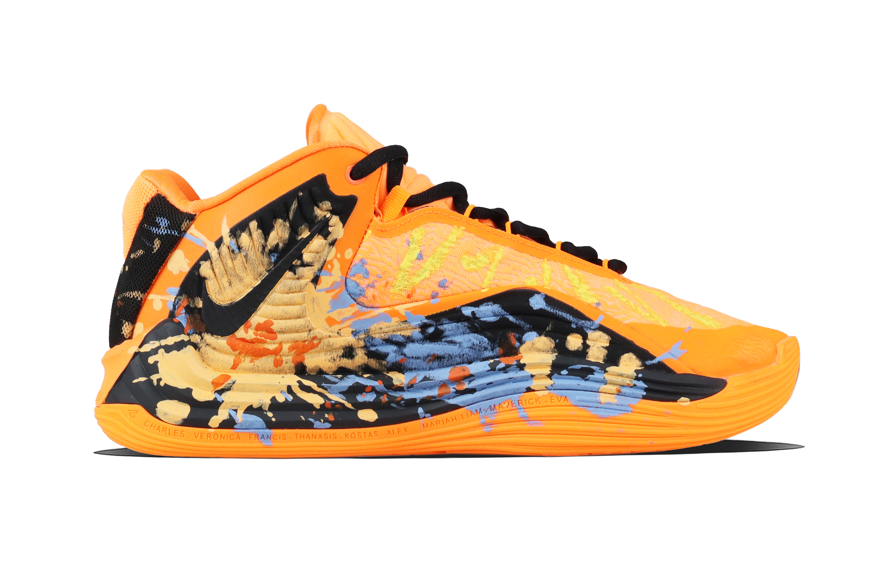 Nike Giannis Freak 7 Dazzling Color Abrasion Resistant Abrasion Resistant Basketball Shoes Unisex