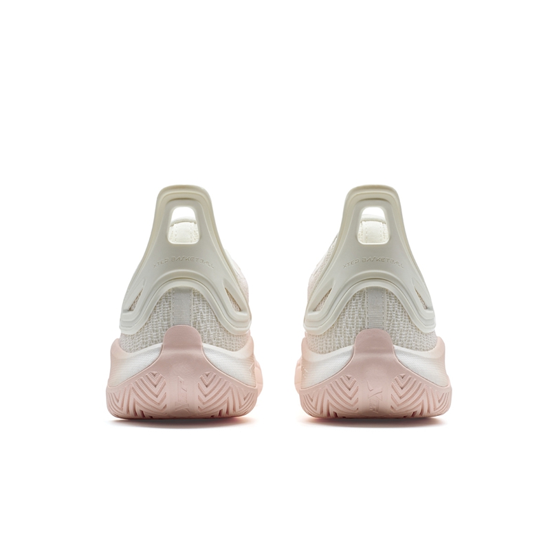XTEP Inverter 1.3 Basketball Shoes Men’s Low Top Cherry Blossom Pink/Sail White
