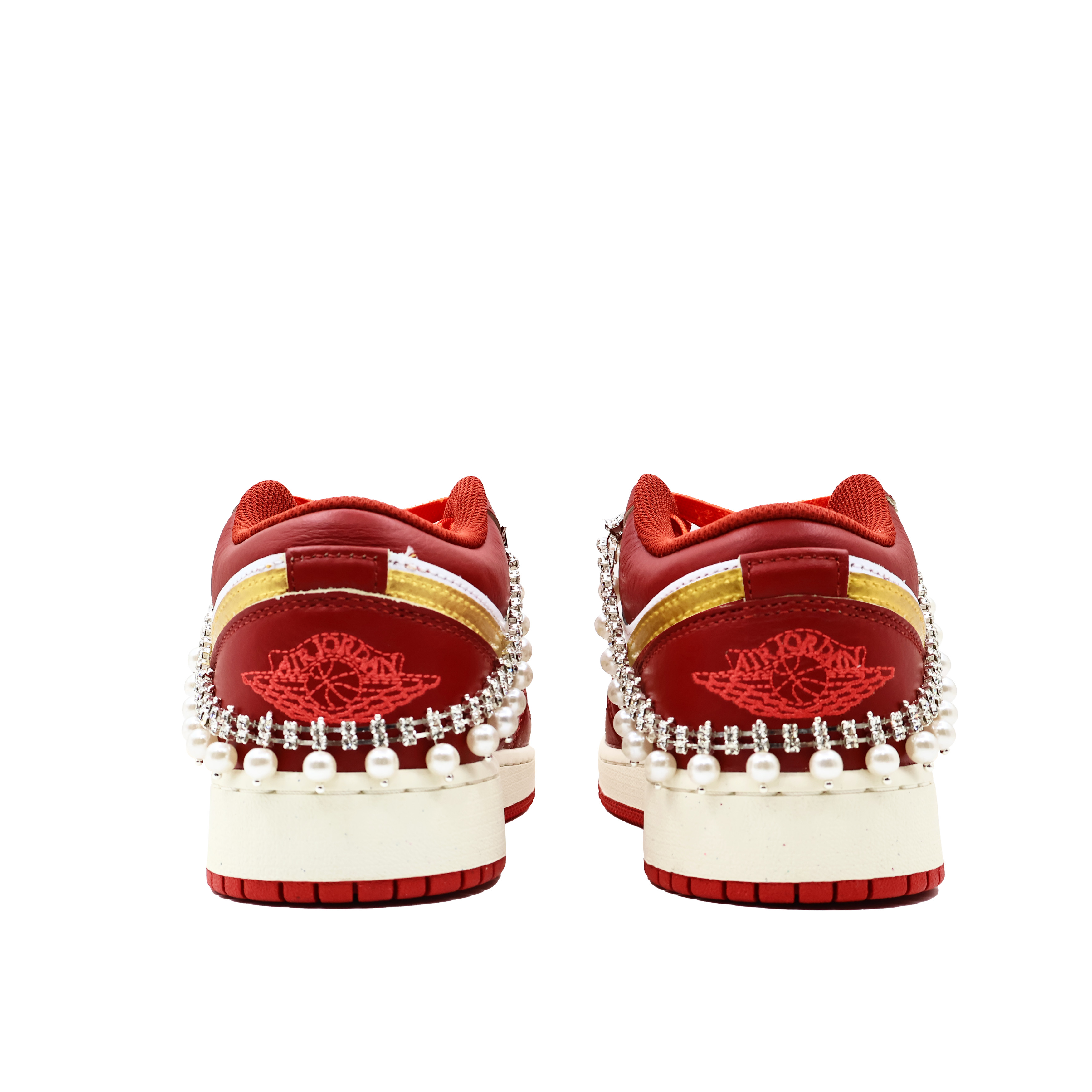 Jordan Air Jordan 1 Vintage Basketball Shoes Women’s Low Top Gold
