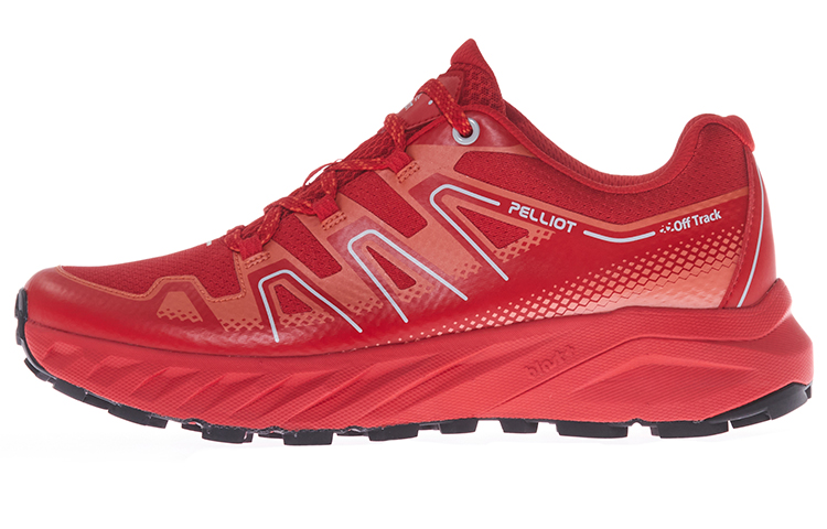 PELLIOT Classic 1.0 Mountaineering & Hiking Shoes Unisex Low Top [Men]Light Khaki/Black Gray/Energetic Red[Women’s]Light Khaki/Black Gray/Energetic Red