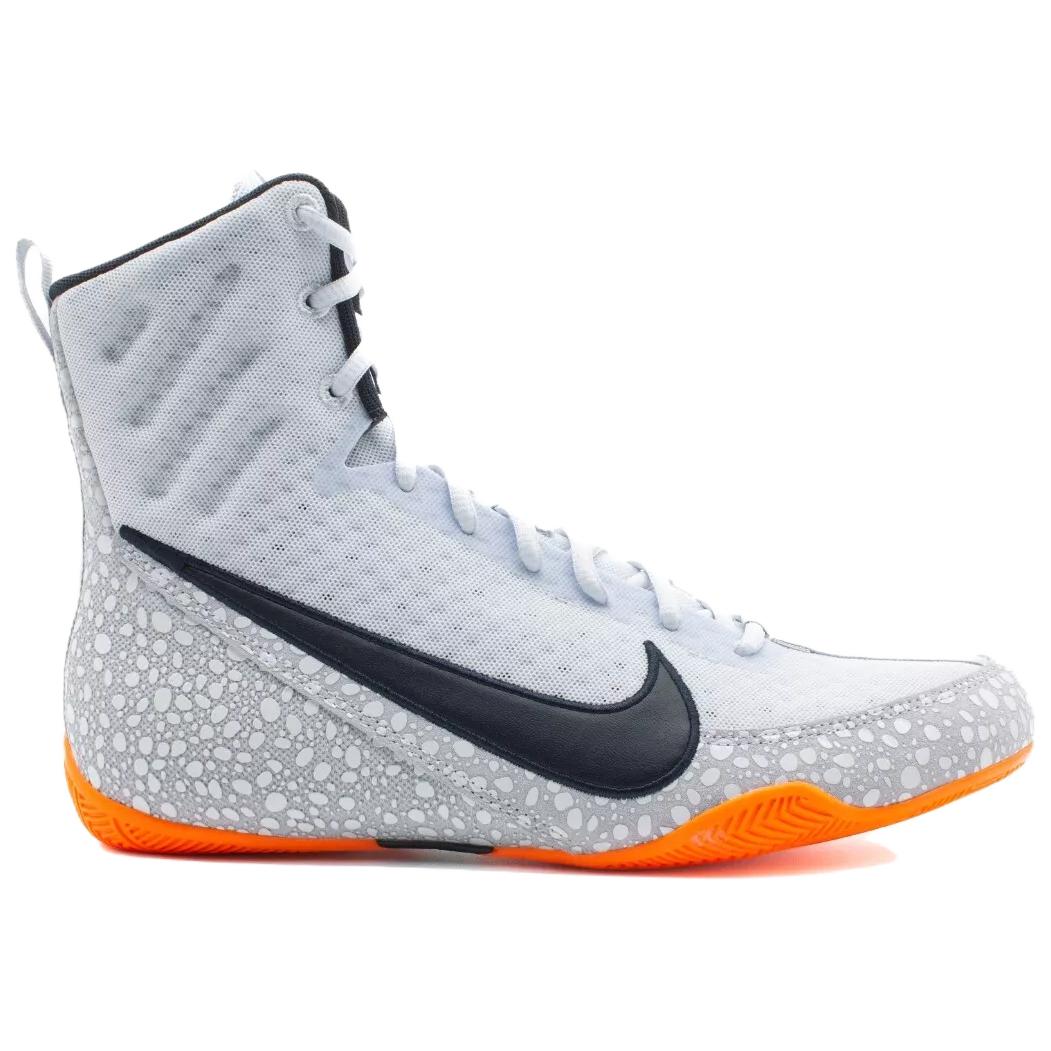 Nike MACHOMAI 3 Ring Slip Resistant Abrasion Resistant High top Training Shoes Unisex Gray