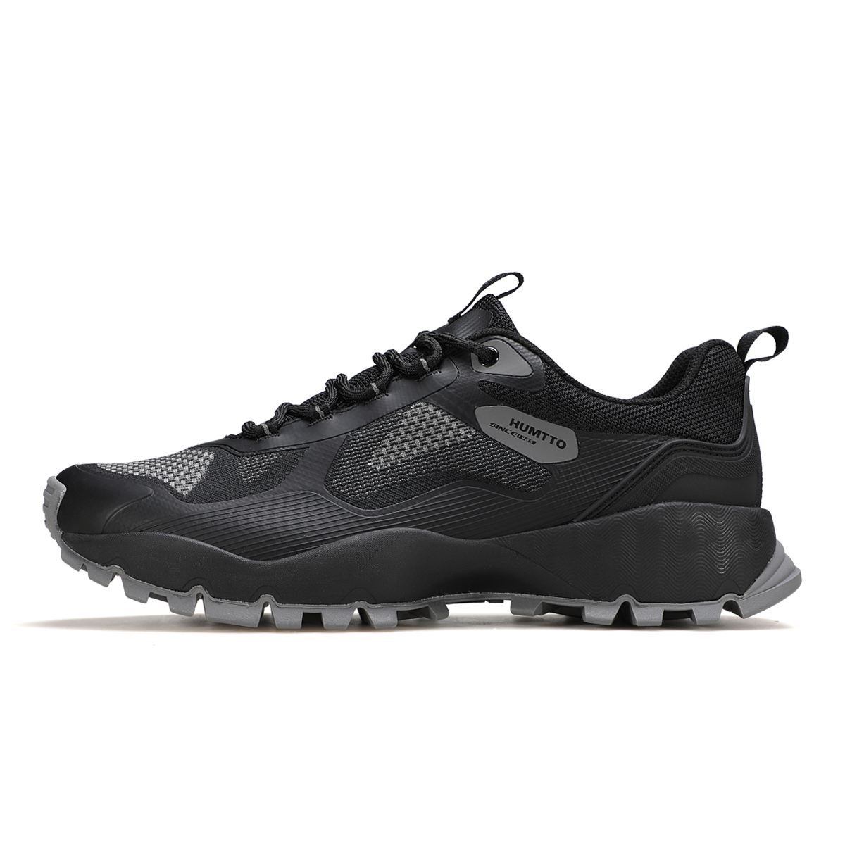 HUMTTO Cushioning Slip Resistant Support Cushioning Slip Resistant Support Low top Mountaineering Shoes Men’s Black