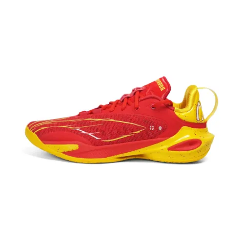Li Ning Speed 11 Basketball Shoes Men's Low Top Red