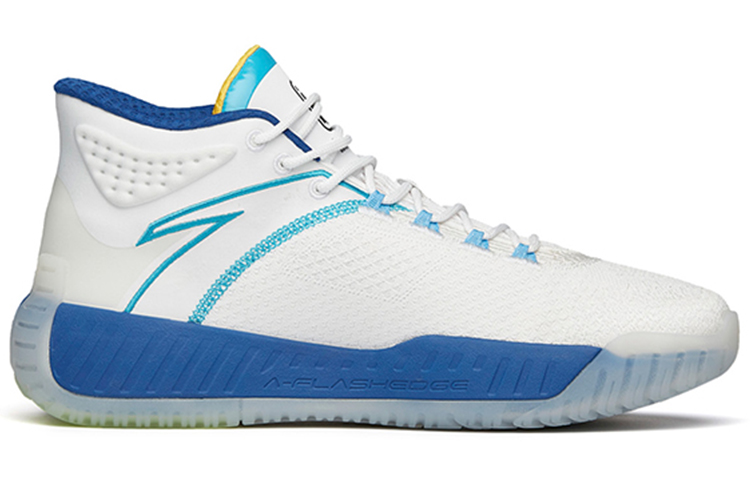 ANTA Basketball Collection Basketball Shoes Men’s Mid Top Anta White/Spectrum Blue/Black