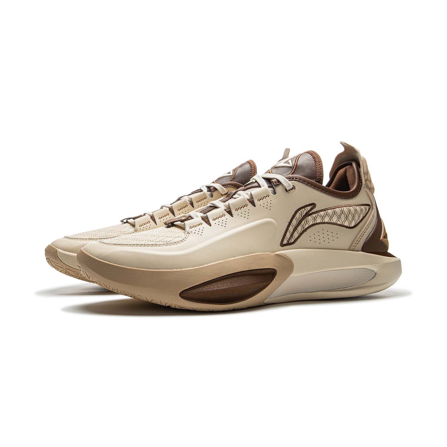 Li Ning JB3 Coverage Anti Rollover Low top Basketball Shoes Men’s Sand Gravel Gray