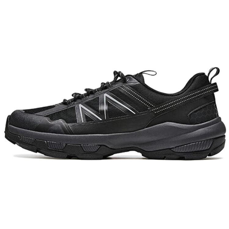 Pony Abrasion Resistant Breathable Height Increasing Low top Hiking Shoes Men’s Black