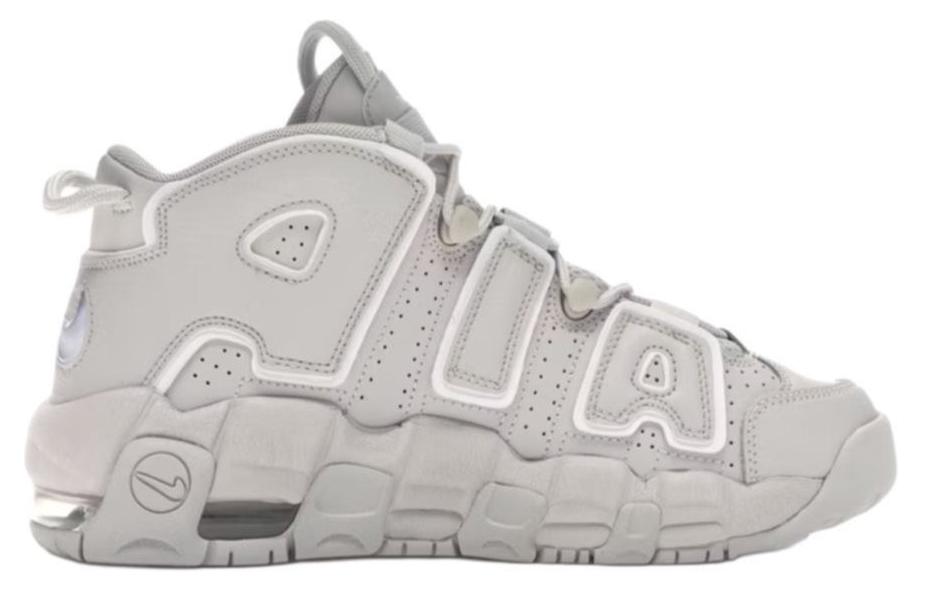 Женские кроссовки Nike Air More Uptempo (белые) — фото 2