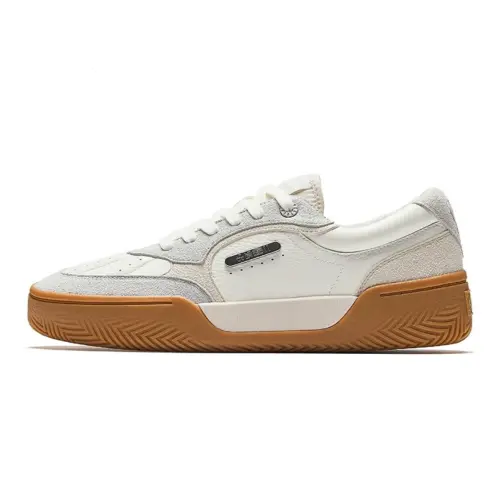 Anta KAI Hélà TRIBE Abrasion Resistant Lightweight Low top Skateboard Shoes Men's White Gray