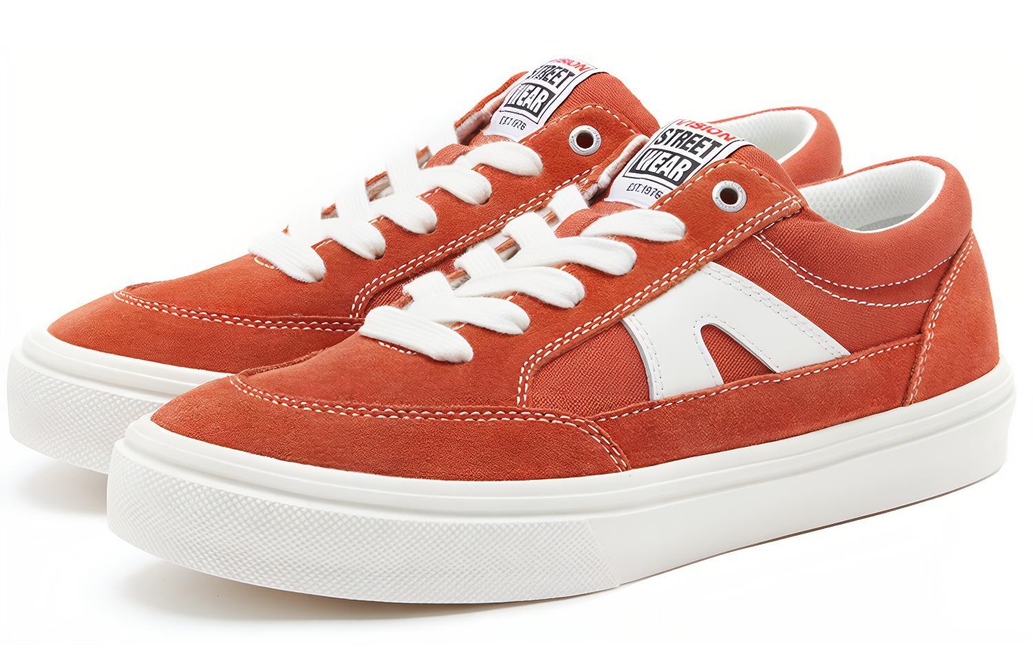 Vision Street Wear Stick Light Low top Skateboard Shoes Unisex Signal Orange
