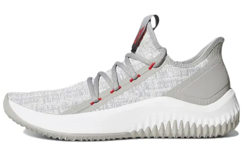 Adidas Dame D.O.L.L.A. Fashionable and casual fabric Wear-resistant and lightweight Low top Practical basketball shoes Men's gray