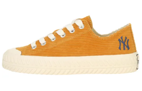MLB Playball Casual Slip Resistant, Abrasion Resistant, Lightweight Low top Canvas Shoes Unisex Ginger Yellow