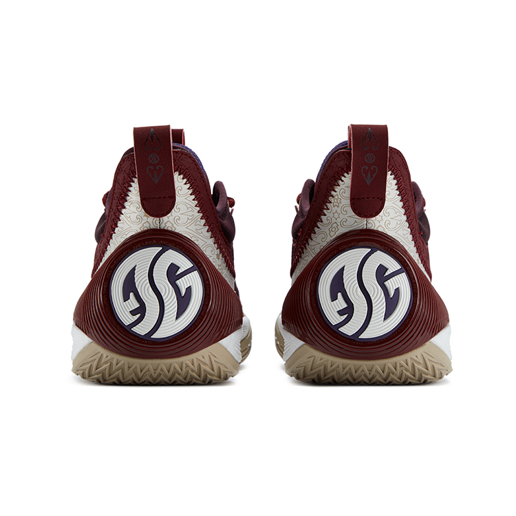 361° Zen 7 Cushioning, Wear Resistant Mid top Basketball Shoes Men’s Black Cherry