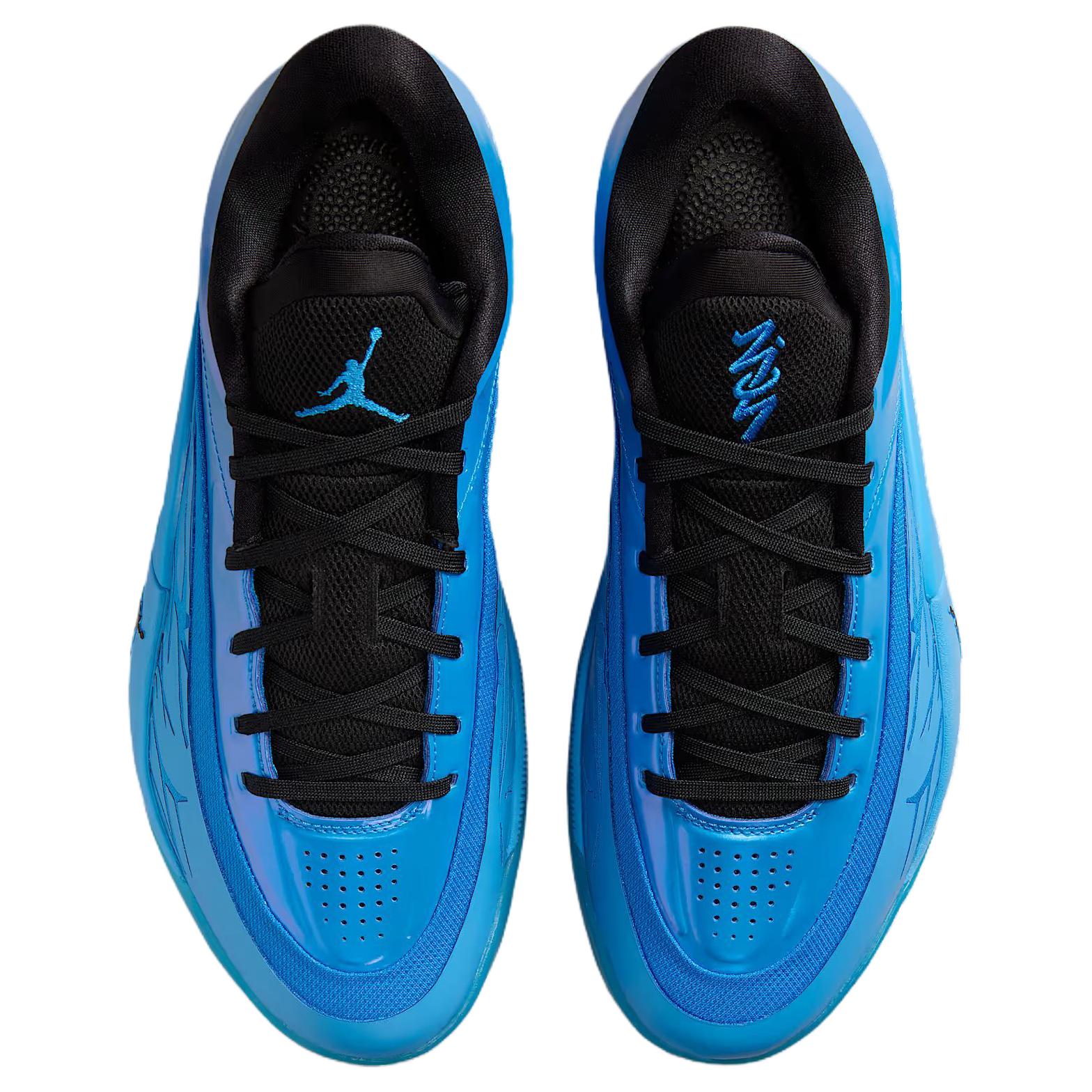 Jordan Zion 4 Abrasion Resistant Low top Basketball Shoes Unisex Blue Black