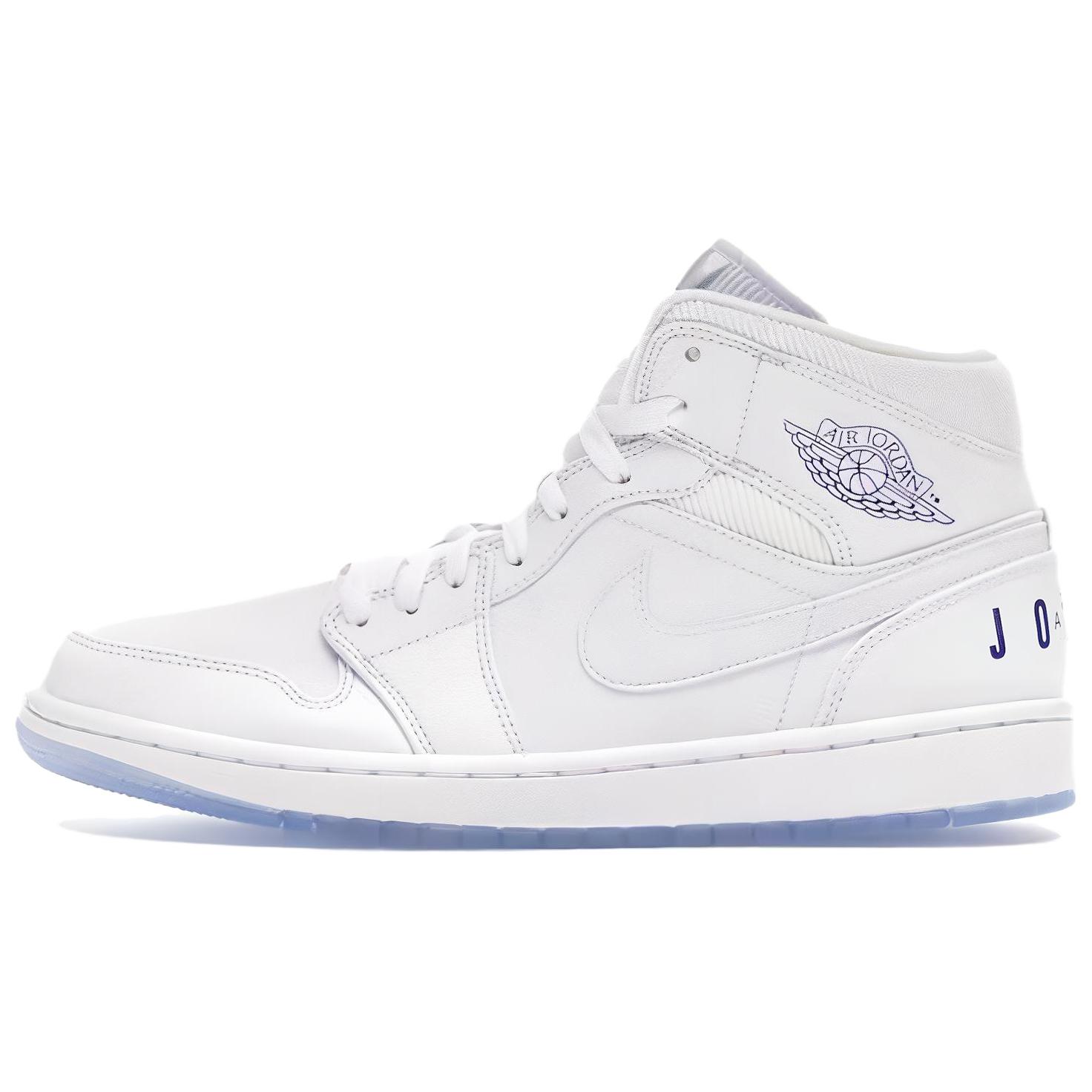 Jordan 1 Mid Pure White