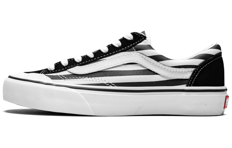 Vans Style 36 series SF stripes, comfortable and versatile, low-top canvas shoes, same style for men and women, black and white