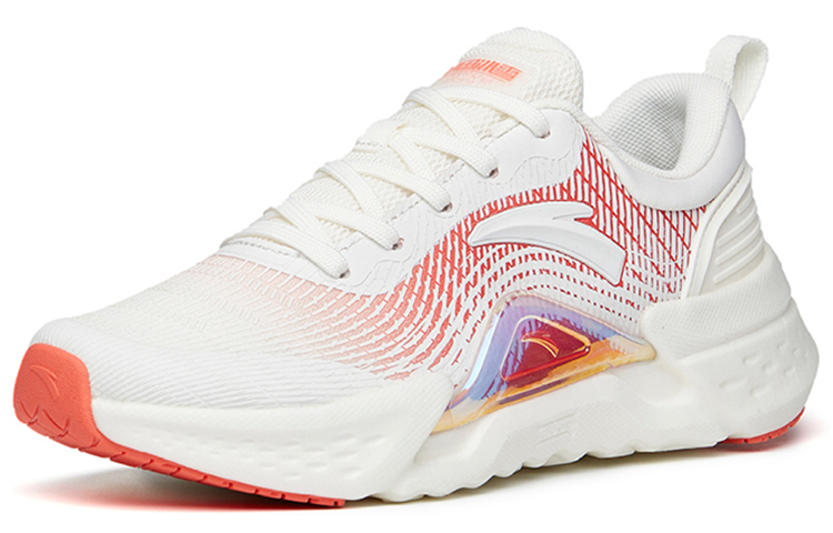 Anta Cushioning Breathable Abrasion Resistant Low top Training Shoes Women’s Ivory White