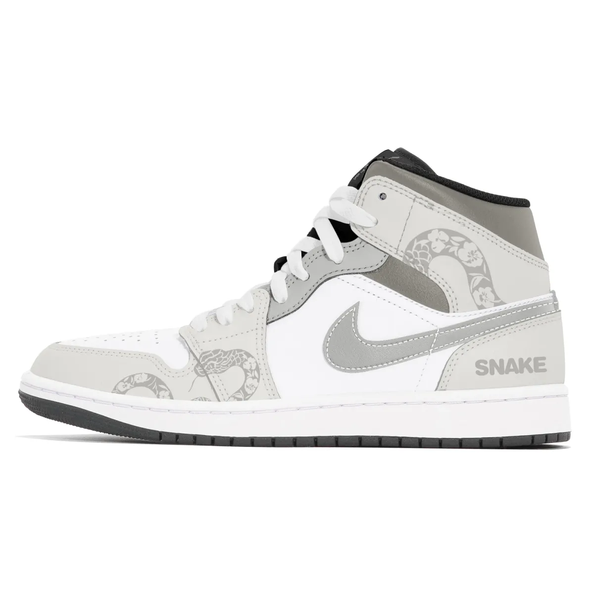 Jordan Air Jordan 1 Cushioning Abrasion Resistant Cushioning, Wear Resistant Mid top Vintage Basketball Shoes Unisex