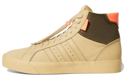 Adidas Originals Basket Profi Casual Slip Resistant Abrasion Resistant Mid top Skateboard Shoes Men's Earth Yellow
