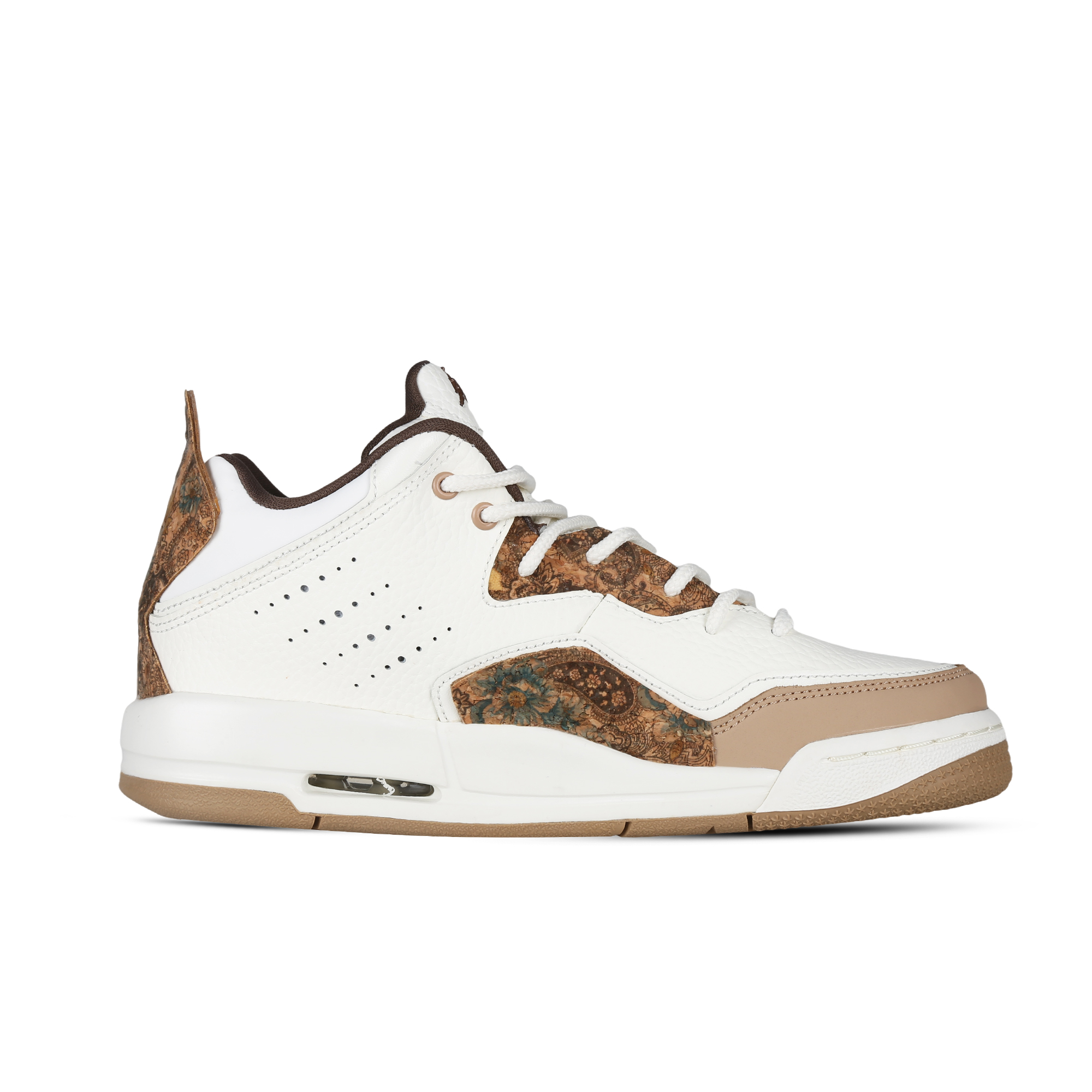 Jordan Courtside 23 Dream Return To Dunhuang 2.0 Mid top Vintage Basketball Shoes GS Brown White