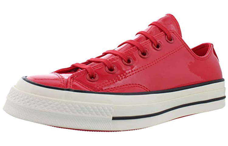 Кеды Converse 1970s Chuck Patented 90s Leather Low (красный) — фото 3