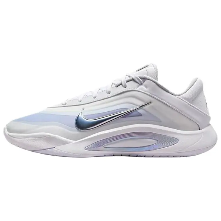 Nike A'One Low top Basketball Shoes Unisex White Blue