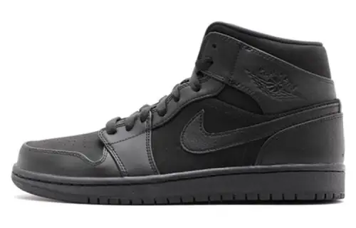 Jordan 1 Retro Mid Jeter Laser Nyc Exclusive Black