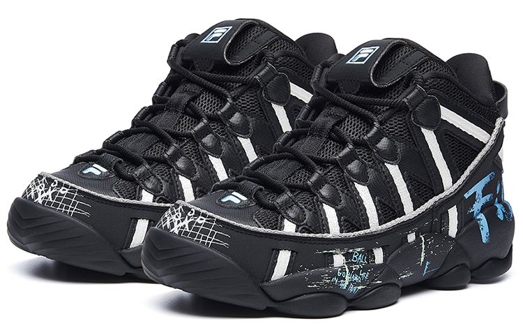 FILA FUSION Fila Spaghetti Vntg Gs Black/White/Blue Women’s