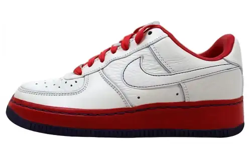 Nike Air Force 1 Low Supreme I/O '07 White Atom Red Women's