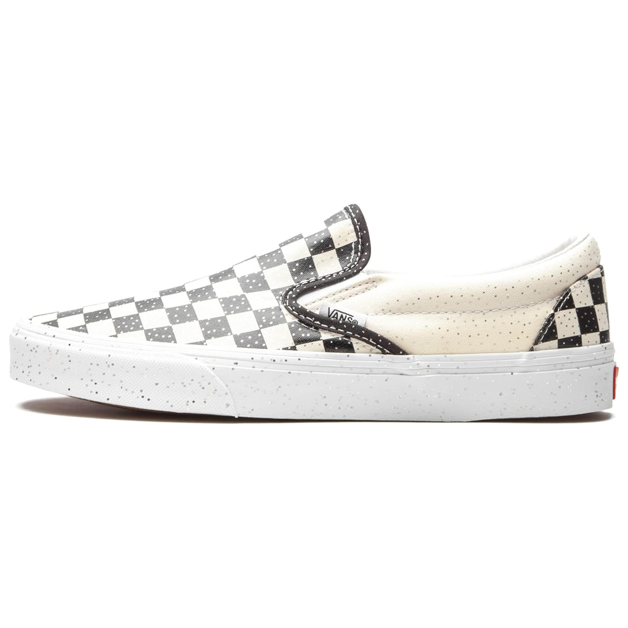 Женские слипоны Vans Slip-On (черно-белые)