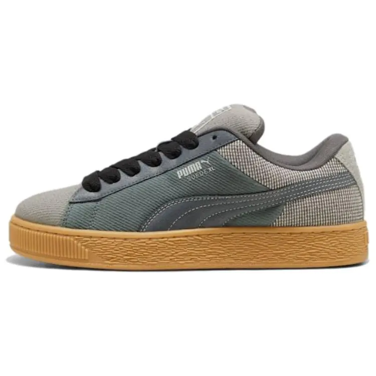 PUMA Suede XL Abrasion Resistant Abrasion Resistant Low top Skateboard Shoes Unisex Gray