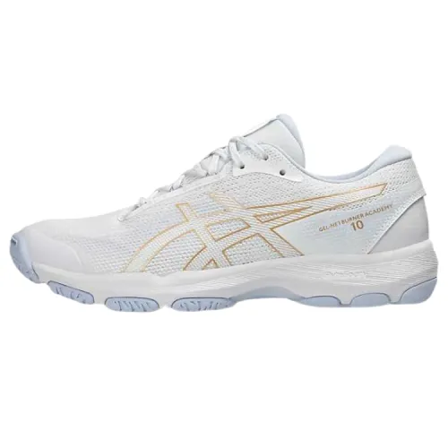 Asics GEL NETBURNER ACADEMY 10 Low top Training Shoes Women's White Gold