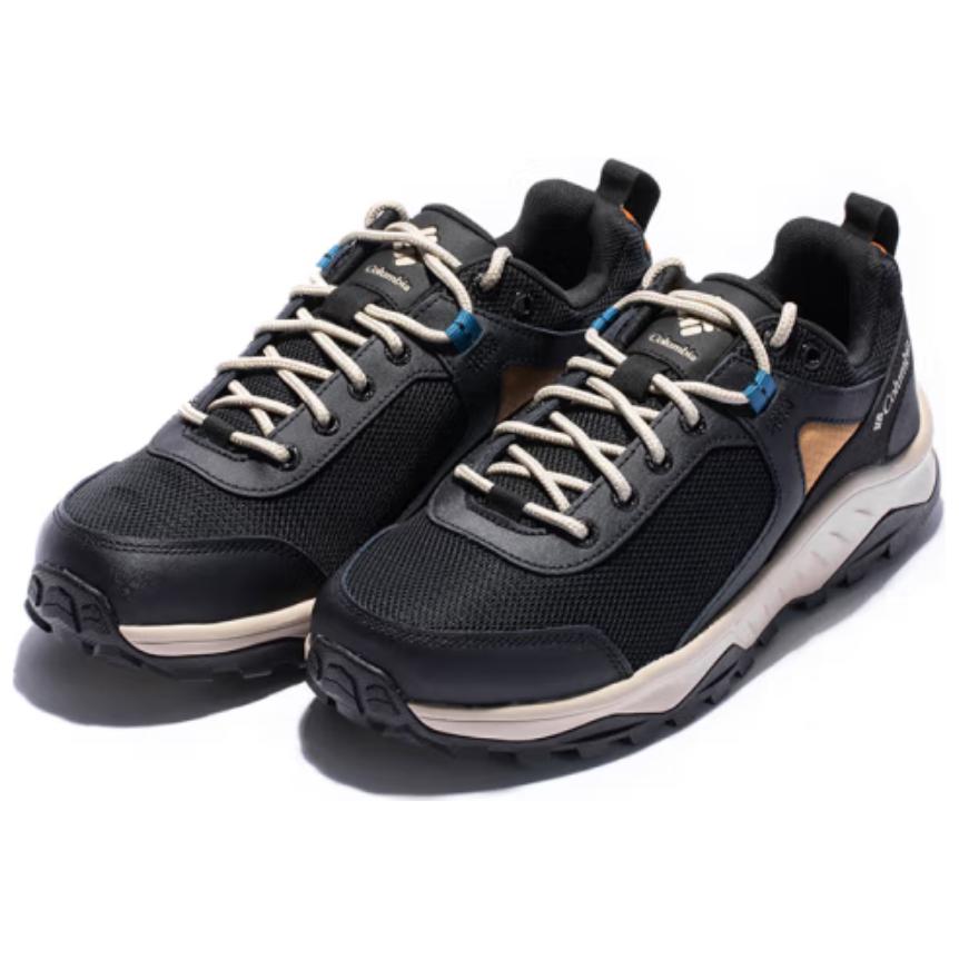 Columbia Outdoor Cushioning Slip Resistant Abrasion Resistant Breathable Low top Hiking Shoes Men’s Black