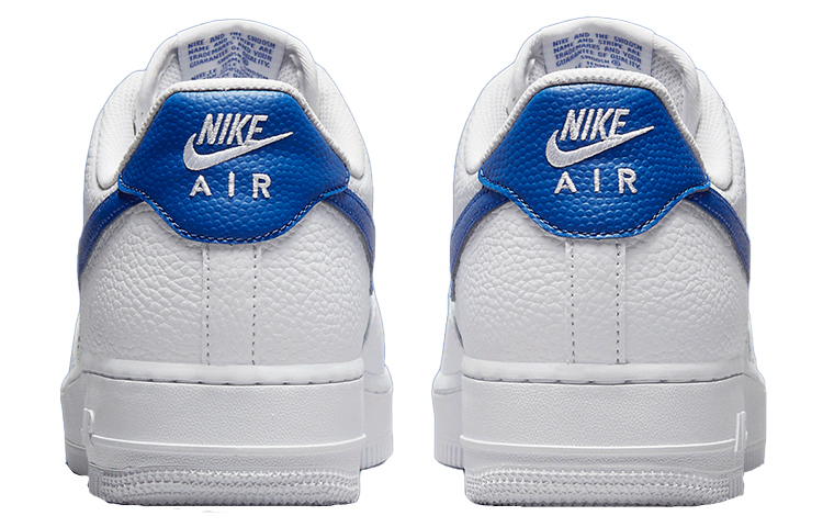 Мужские кеды Nike Air Force 1 Royal Blue (бело-синие) — фото 5