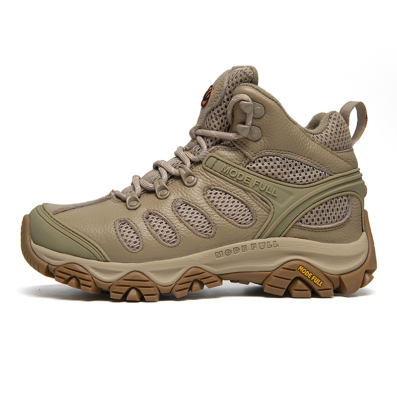 MODE FULL Cushioning Slip Resistant Abrasion Resistant Waterproof And Breathable High top Mountaineering Shoes Women’s