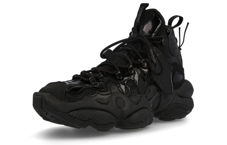 Li Ning New York Fashion Week Runway Style ACE Comfortable High top Vintage Basketball Shoes Unisex Black