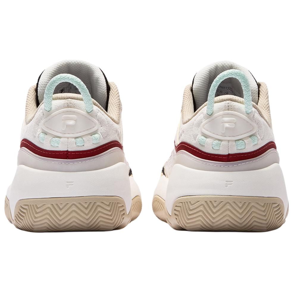 Pigalle x FILA FUSION FIRE Flame Shoes Textile, Synthetic Leather Low top Vintage Basketball Shoes Women’s Beige