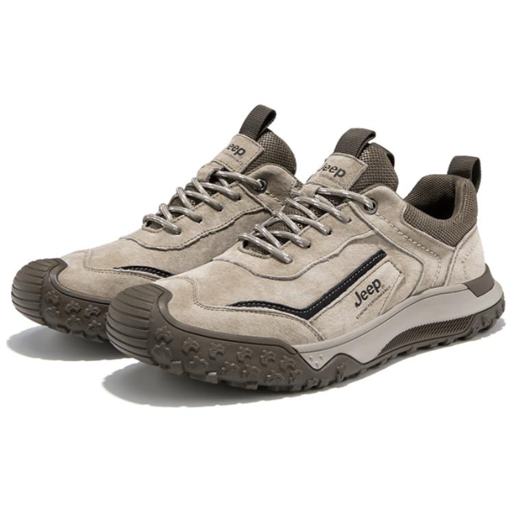 Jeep Low top Mountaineering Shoes Men’s Light Khaki
