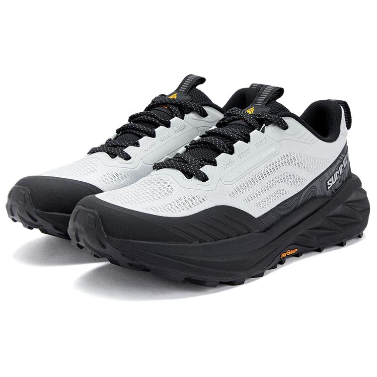 361° Yushan 3.0 Cushioning Abrasion Resistant Rebound Low top Mountaineering Shoes Men’s Photon Gray Obsidian Black