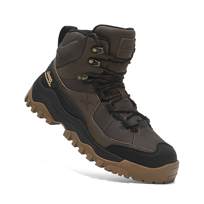 Jeep Cow Split Leather High top Hiking Shoes Men’s