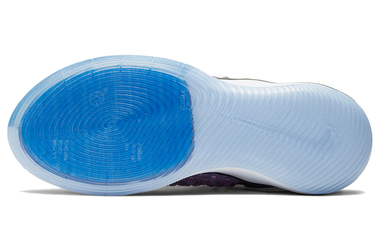 Мужские кроссовки Nike AlphaDunk (черный / фиолетовый / синий) — Чёрный / фиолетовый / синий — фото 6