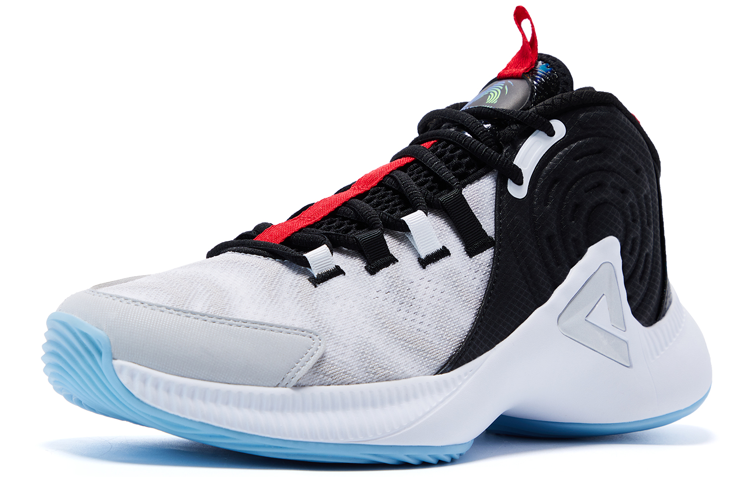PEAK Textile, Synthetic Leather Cushioning Abrasion Resistant Coverage Mid top Basketball Shoes Men’s