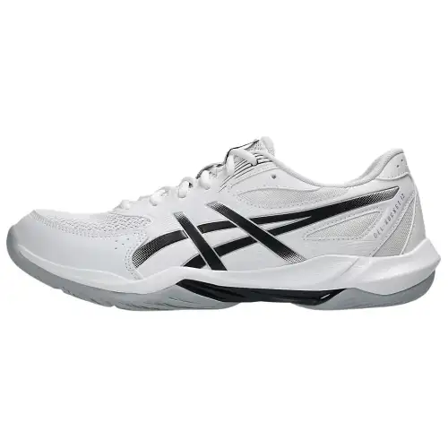 Asics GEL ROCKET 12 Soft And Comfortable Abrasion Resistant Low top Training Shoes Men's White Black