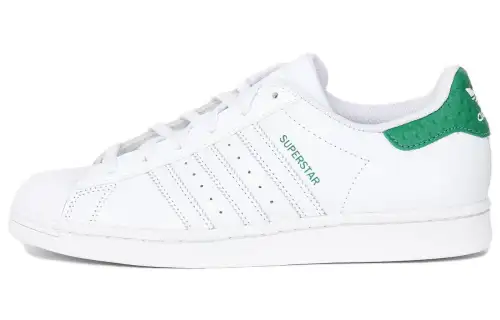 Adidas Superstar 'White Green Embossed'