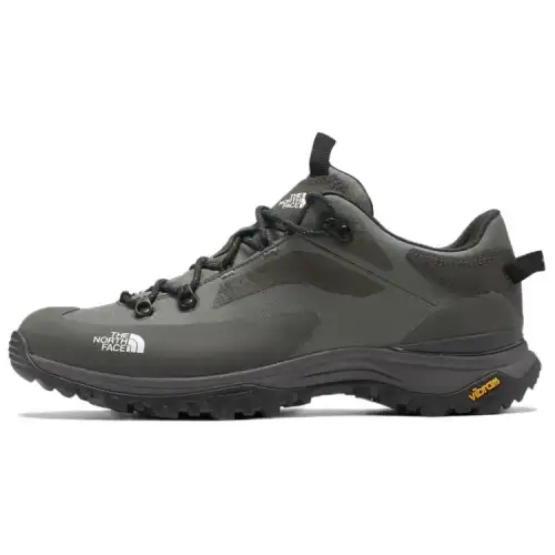 THE NORTH FACE Creston Hike Low top Hiking Shoes Men's Gray Green