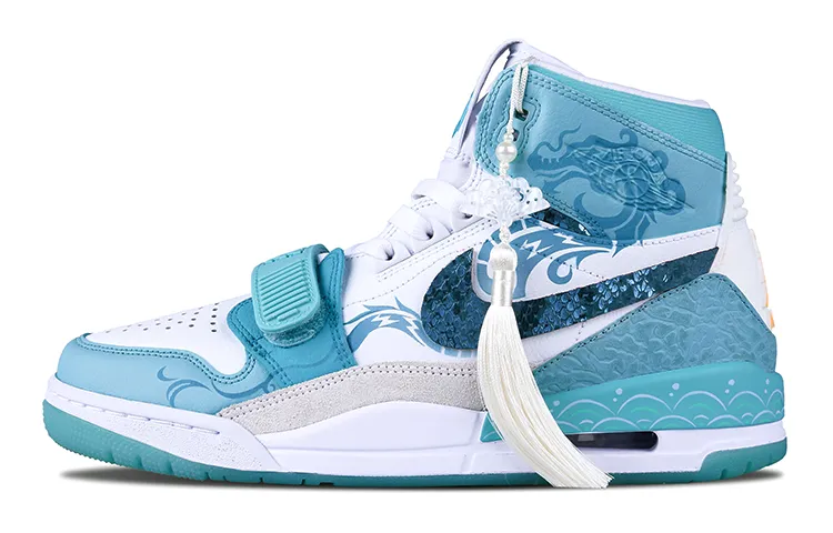 Jordan Legacy 312 Azure Dragon Cushioning Abrasion Resistant Breathable Cushioning Abrasion Resistant Breathable