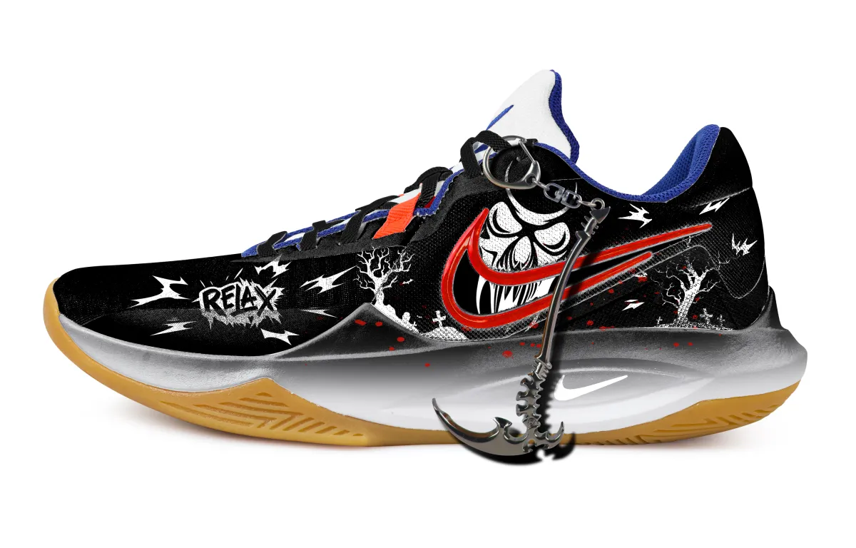 Nike Precision 6 Dark Night Festival Fabric Slip Resistant Abrasion Resistant Low top Basketball Shoes Men's Black