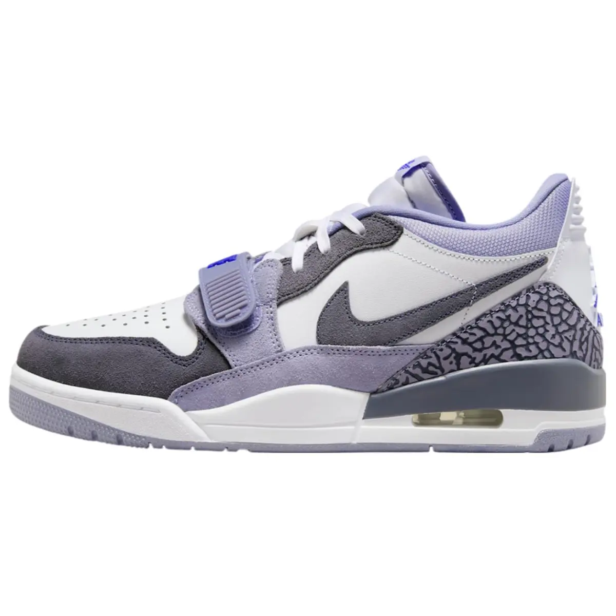 Jordan Legacy 312 Low top Vintage Basketball Shoes Men's White Black Purple